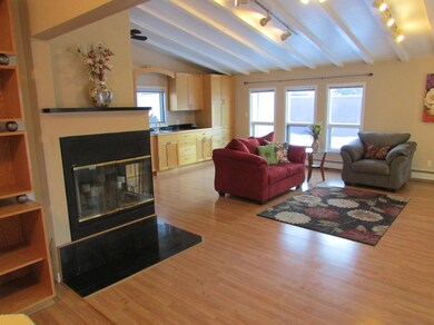 corner fireplace