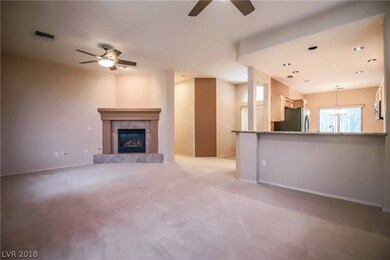 Features area for formal dining table - open to ki