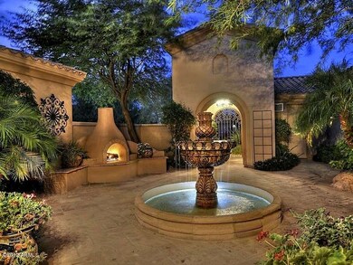 View of front entry courtyard