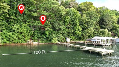 100 ft. of Seneca shoreline! Two homes!