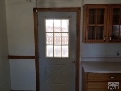 back door to deck