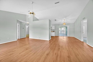 Open Living Room into Dining Space