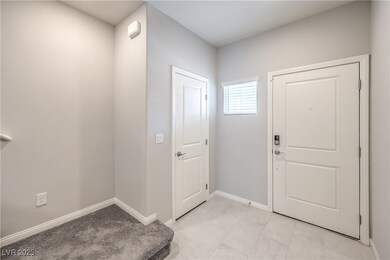 Entrance foyer with baseboards