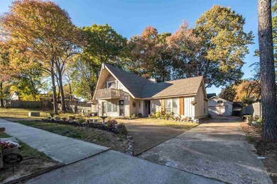 Beautiful Front of Home with Detached Garage