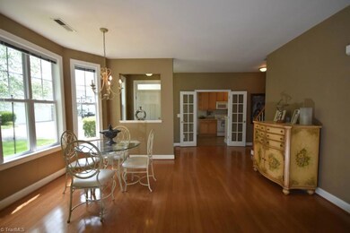 Dining area w/ bay window