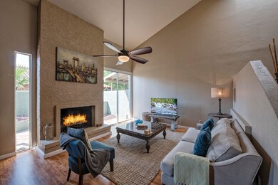 Living Room with Fireplace