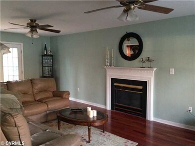 Den/Family/Great Room - fireplace, wood floors, ce