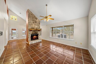 Living Room with Fireplace