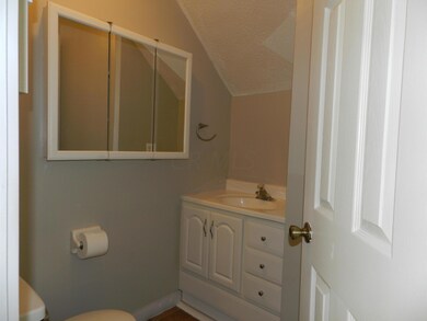 First floor powder room