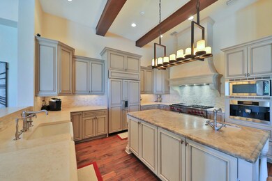 Honed marble countertops