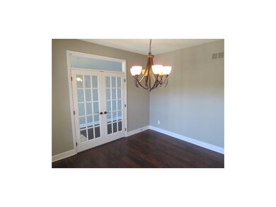 Dining Room with French Doors