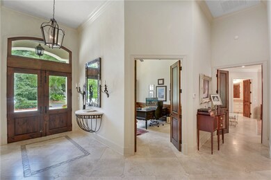 Large home office and hall to primary bedroom