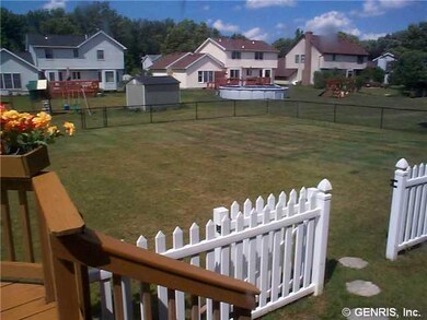 Backyard Enclosed Fencing within Fenced Yard