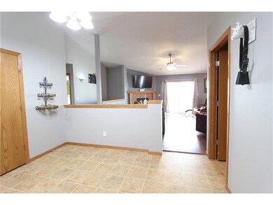 Entry, open floor plan.