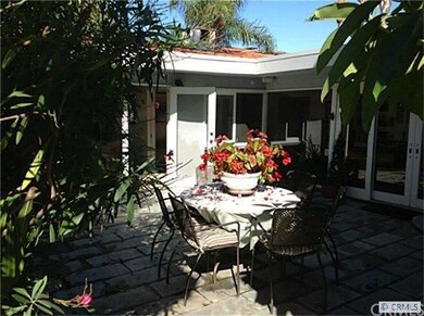 The leafy patio is south facing and private.