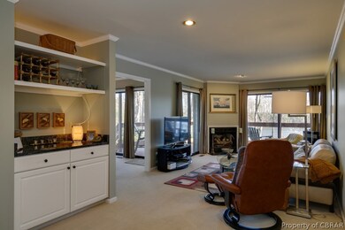 A view as you enter the home, built-in cabinet on