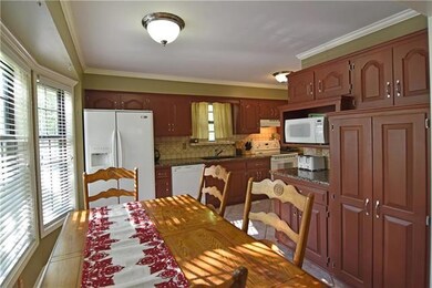 Deep pantry adds to the good storage space here