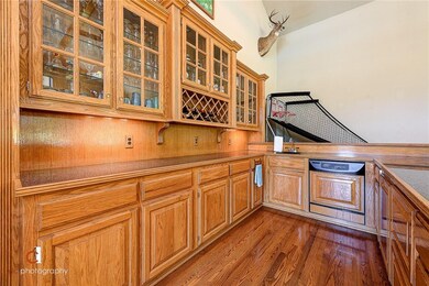 Wet bar in game room
