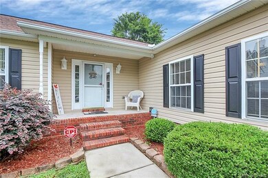 Welcoming front porch