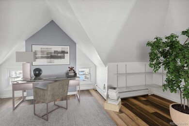 virtually staged office /bonus area