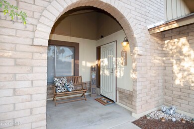 Front door & porch