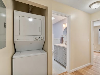 Hallway with Washer/Dryer