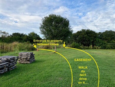 Easement to WALK on to get to the property. 