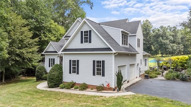 Side loading Garage on 1 Acre Golf Course lot