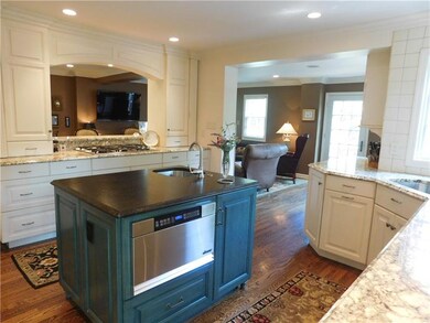 The pass-through bar allows the cook to engage wit