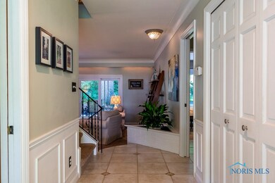 Tile Entry Leading to Living Room