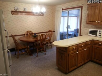Dinette with door to three season porch
