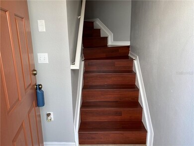 Stairway to living areas