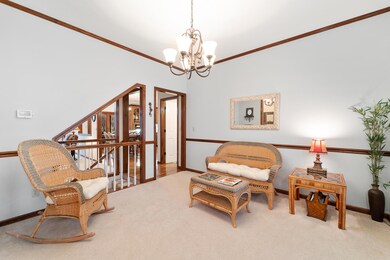 Love how it opens to the family room and