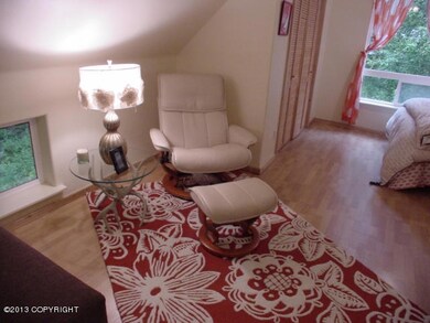 upstairs, comfort reading area