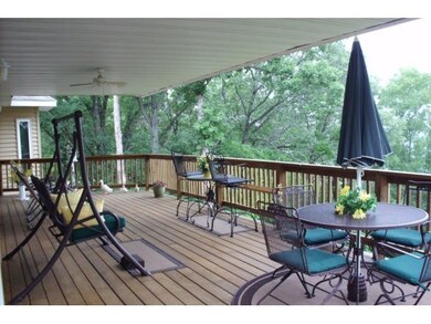 Main level covered deck