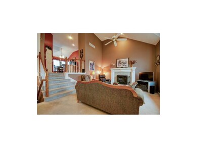 Great Room is open to the Kitchen/Dining Area.  Ga