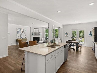 Sample Halton Kitchen at Thompson Ridge in Dallas,