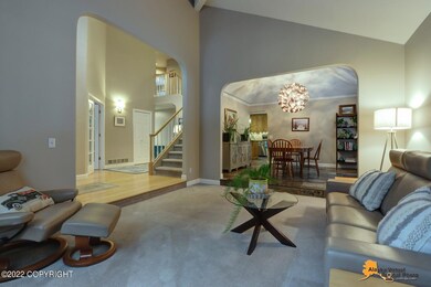 Living room & dining room