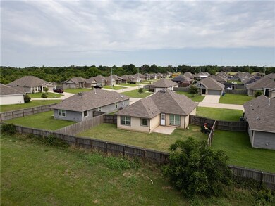 Aerial view of residential area