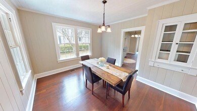 Dining room with built-ins