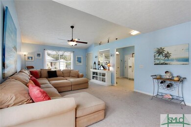 Spacious Living Room featuring Brand New Carpet
