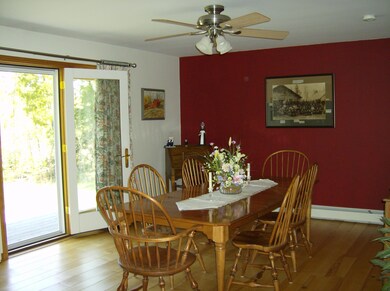 Dining Area w/ french door to back deck