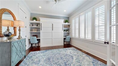 Front office can double as a bedroom with full bat