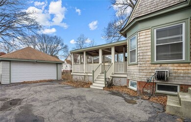 Huge driveway and 2 car garage