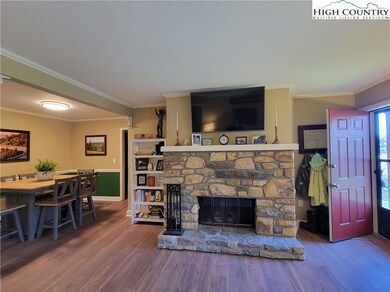 Visually open floorplan lends to easy entertaining
