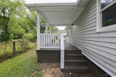 View of wooden porch