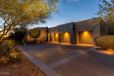 Garage at night