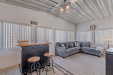 Bar and sofa sleeper sectional