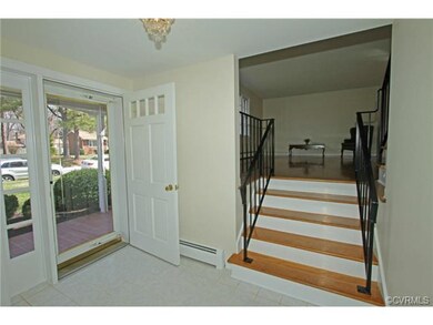Beautiful Foyer with ceramic tile floor and hall c