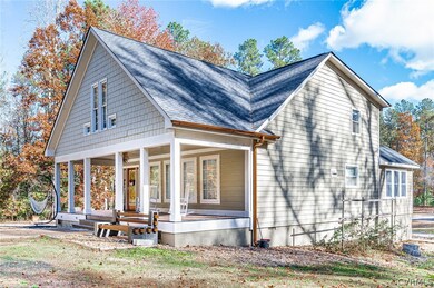 side view of main home